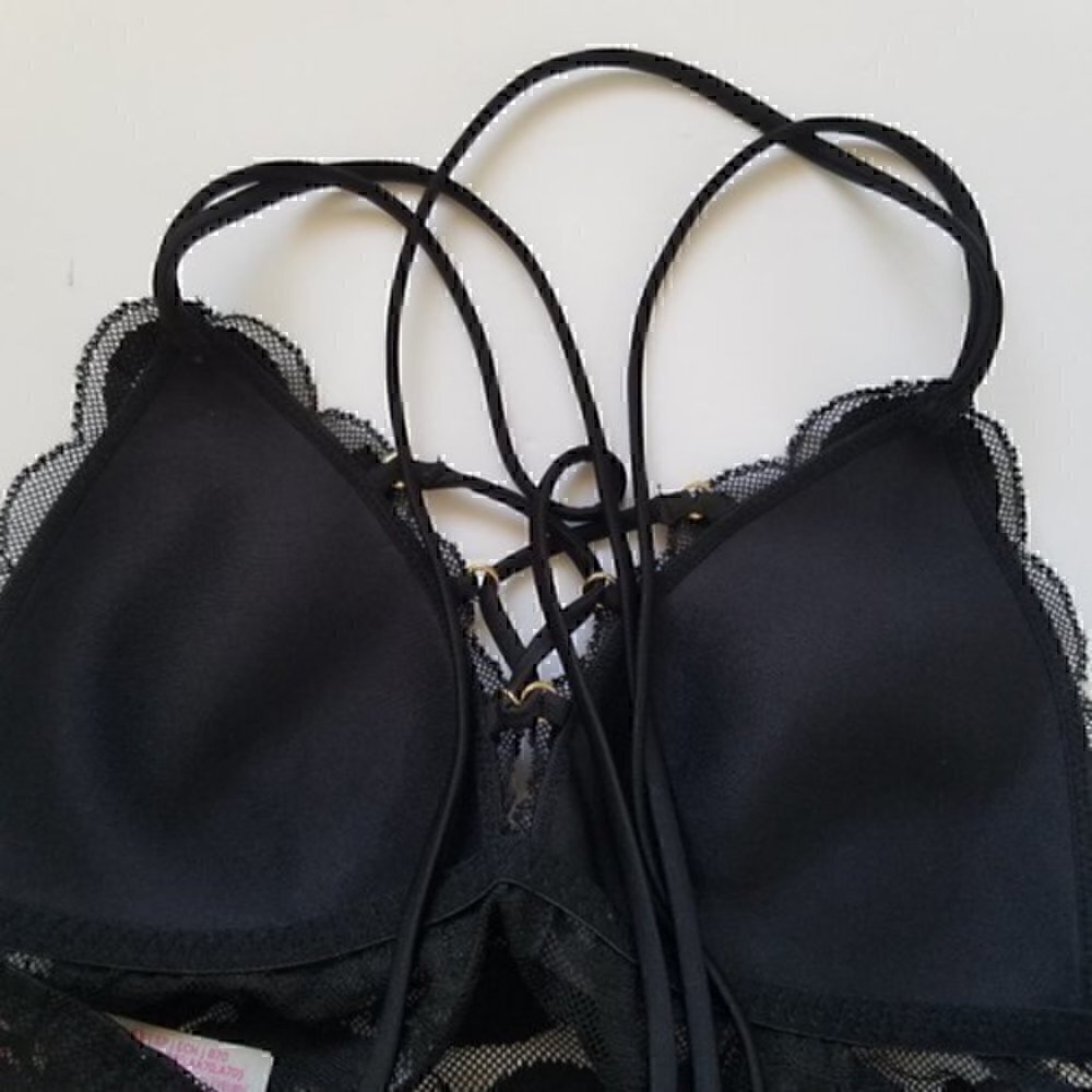 PINK Victoria's Secret Lace Lightly Line Bra XS - Picture 6 of 8